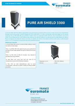 Purificateur d’air | Pure Air Shield 3300 (PAS)