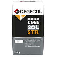 Enduit de ragréage autolissant pour sol classé P4/P4S | CEGESOL STR