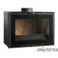 Insert bois 14 kW à post combustion et grand volume de chauffe | Insert 800 Grand Angle 6688-43