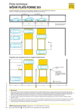 Parking mécanisé indépendant - Plateformes coulissantes sur 1 niveau | Platform 501