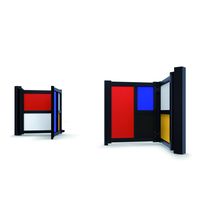 Portail battant repliable pour réduction de la largeur de refoulement | Evolys Creativ