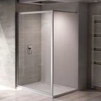 Paroi de douche fixe verre clair 5 mm | FORDHAM