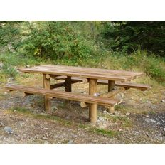 Table de pique-nique en bois massif | ONF