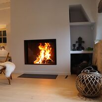 Cheminée à bois verticale MDesign | Luna Diamond 1000V 