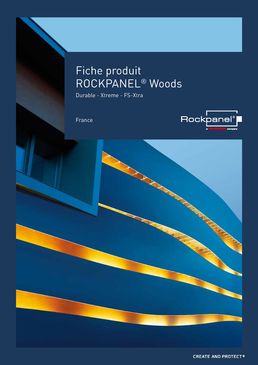 Panneau de façade en laine de roche à décor bois | ROCKPANEL Woods