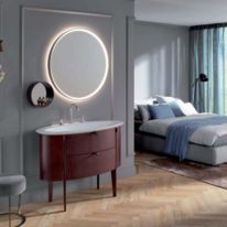 Collection de mobilier de salle de bain aux lignes incurvées | Diva 2.0