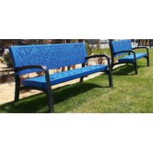 Banc de ville en plastique recyclable Maverick