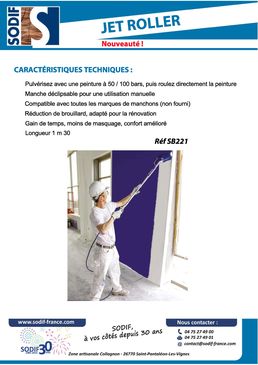 Lance télescopique pour peinture | Jet Roller