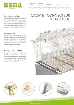 Logiciel de conception de connecteurs métalliques pour la construction | CAOM ET CONNECTEUR MÉTALLIQUE