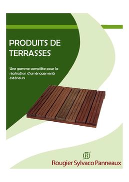 Revêtement de sol extérieur en bois exotique | Lames de terrasse profilées