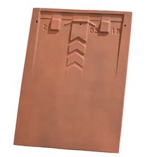 Tuile terre cuite plate grand format | STRETTO Huguenot