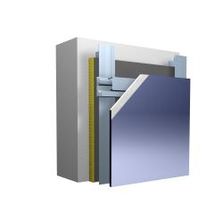 Bardage rapporté à grands panneaux de verre teinté | StoVentec Glass