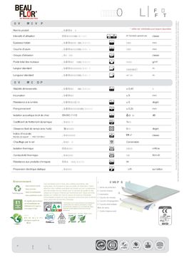 Revêtement de sol en vinyle pour usage résidentiel moyen | Inspire