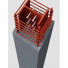 Colonne mince en acier avec noyau béton | Colonne Mixte