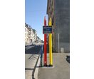 Totem de signalisation CRAYON DOUBLE FIBRE AVEC ARDOISE | SERAC SIGNALISATION