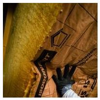 Laine de verre  de 300 mm pour pose en combles en simple couche | Isoconfort 35 Kraft 300 mm