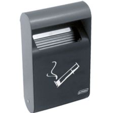 Cendrier mural avec bac à mégots amovible