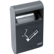 Cendrier mural avec bac à mégots amovible