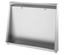 Stalle d'urinoir L à encastrer L.1200 alim. arrière Inox 304 sat | Réf. 130210