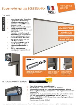 Store Screens extérieurs