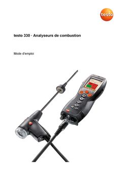 Analyseur pour chaudières gaz/fioul | Testo 330