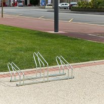 Râtelier 4 vélos sur 2 niveaux côte à côte