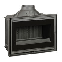 Foyer bois 9 kW à chambre de combustion étanche compatible RT2012 | ASTRE 70 AC VISION C07970