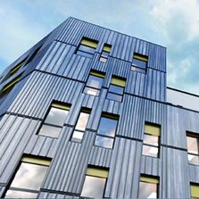 Bardage bois non linéaire modulable | Vario