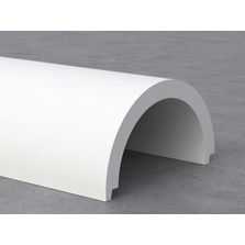 Demi-coques en staff pour protection au feu de poteaux métalliques