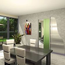 Système entre cloisons pour portes motorisées en bois jusqu’à 80 Kg | SAF-INSIDE POWER