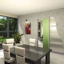 Système entre cloisons pour portes motorisées en bois jusqu’à 80 Kg | SAF-INSIDE POWER