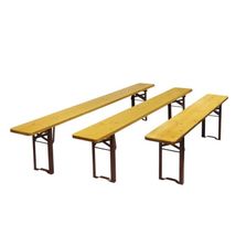 Banc pliant bois massif - Salle des fêtes & Réfectoire