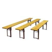 Banc pliant bois massif - Salle des fêtes & Réfectoire