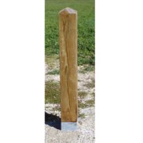 Borne escamotable carrée