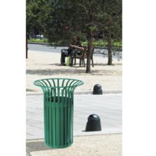 Poubelle de ville avec seau Rio