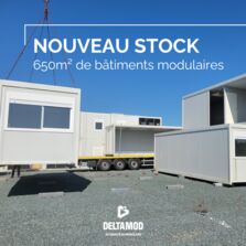Bâtiment modulaire d'occasion et reconditionné | Deltamod