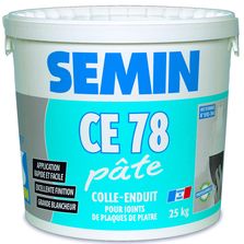 Colle-enduit pour joints de plaques de plâtre | CE 78 PATE