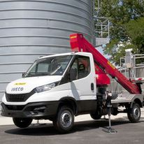 Nacelle élévatrice télescopique sur VUL | PALFINGER P170TXE