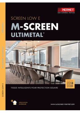 Tissu écran métallisé pour stores intérieurs | M-Screen Ultimetal