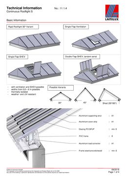 Lanterneau double versant en aluminium et polycarbonate pour éclairage zénithal | LAMILUX Continuous Rooflight S​