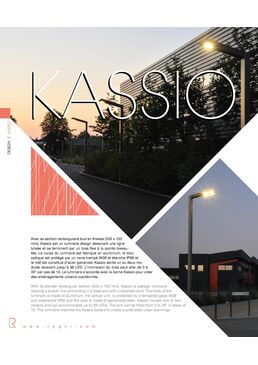 Luminaire LED aux lignes carrées pour éclairage architectural - KASSIO | RAGNI