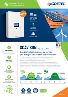 Catalogue SCAV'SUN de 3 à 12 kW, une technologie avancée au service des énergies vertes et de vos économies