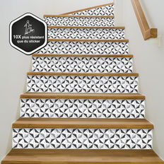 Contremarche d'escalier décorative prête à poser | Graphique ( plusieurs modèles disponibles ) 