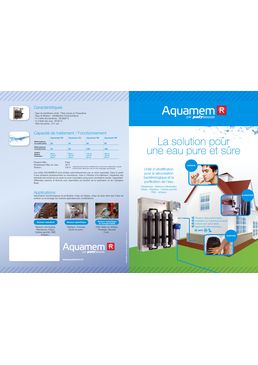 Membrane d’ultrafiltration pour sécurisation bactériologique et purification de l’eau | Aquamem-R