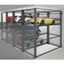 Stationnement indépendant sur trois niveaux avec commande semi-automatique | DE-64