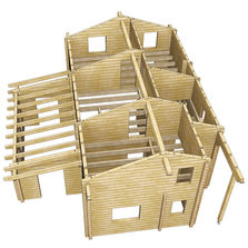 Logiciel de construction de maisons préfabriquées en madriers | CONSTRUCTION EN MADRIERS