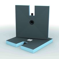 Receveur de douche wedi complet et extra plat | Fundo Integro