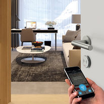 Serrure électronique activée par smartphone