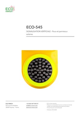 Feu lumineux solaire | ECO-545