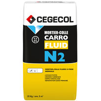 Mortier-colle C2 EG fluide amélioré | CARROFLUID N2
